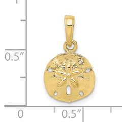 10k Sand Dollar Pendant