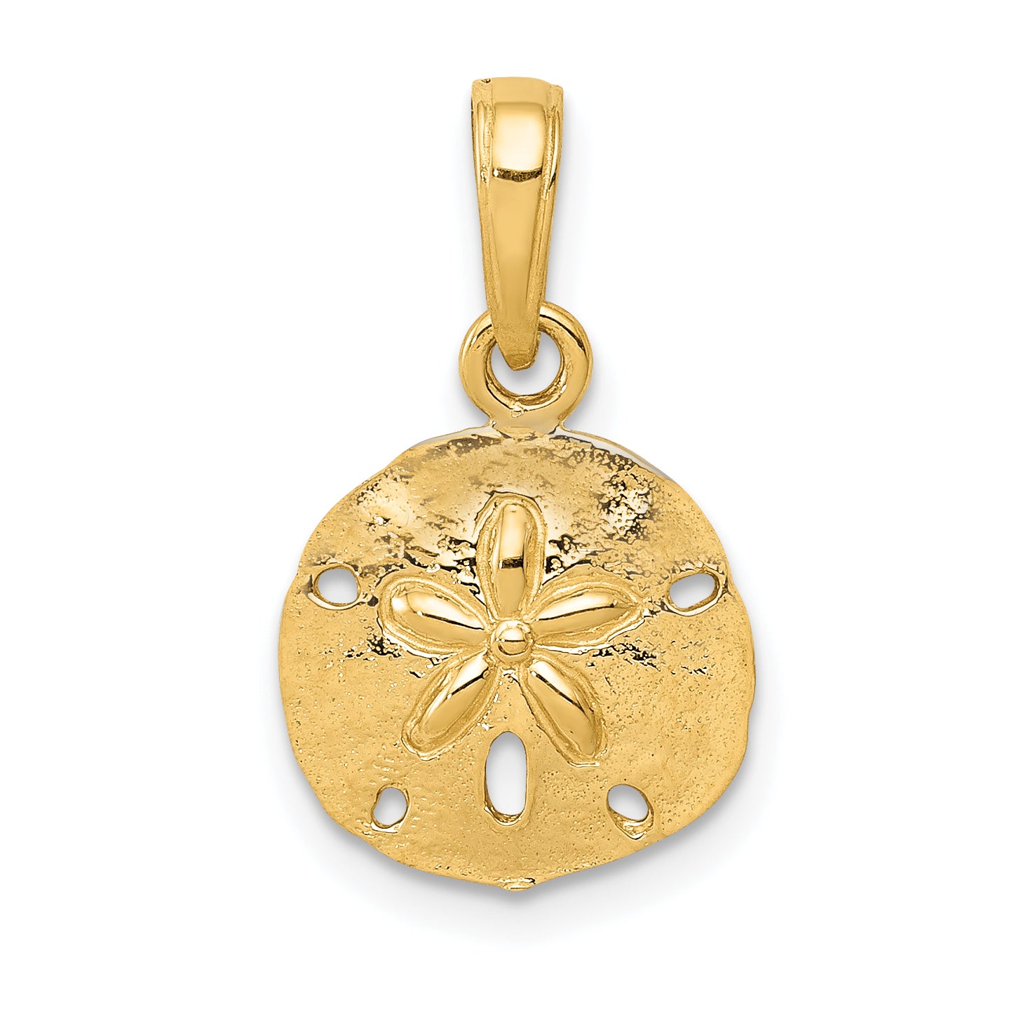 10k Sand Dollar Pendant