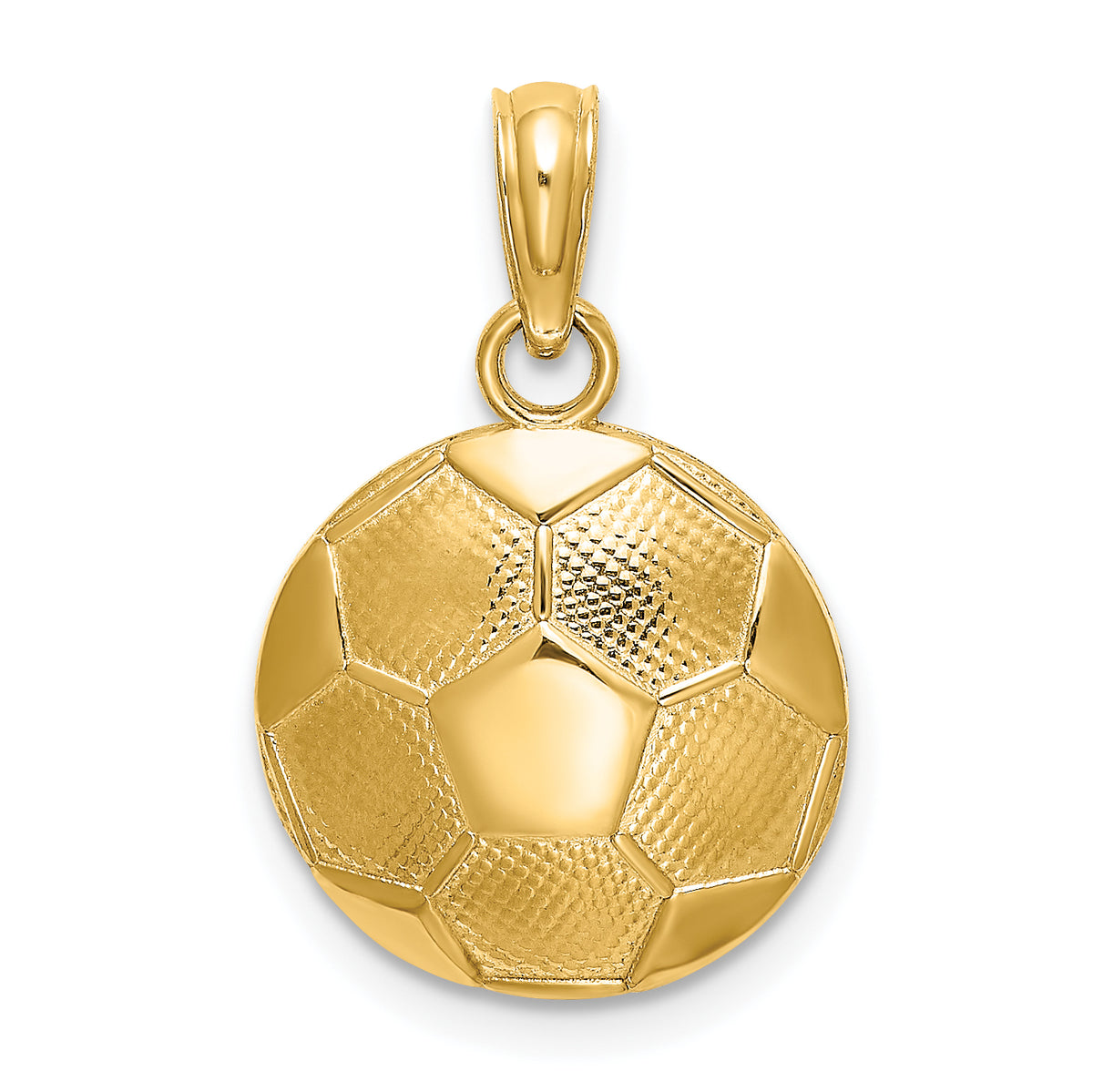 10K Soccer Ball Charm