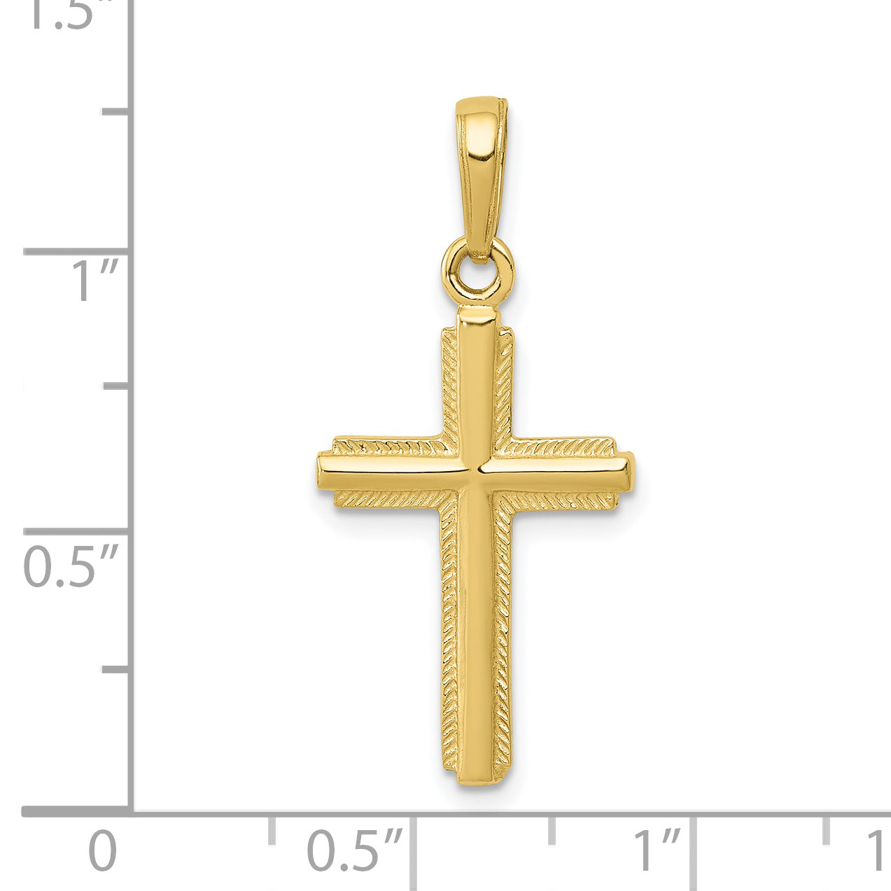 10k Cross Pendant