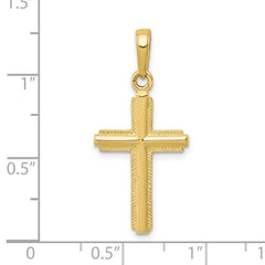 10k Cross Pendant