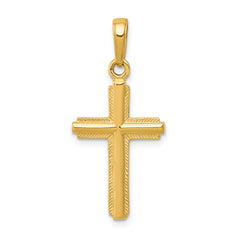 10k Cross Pendant