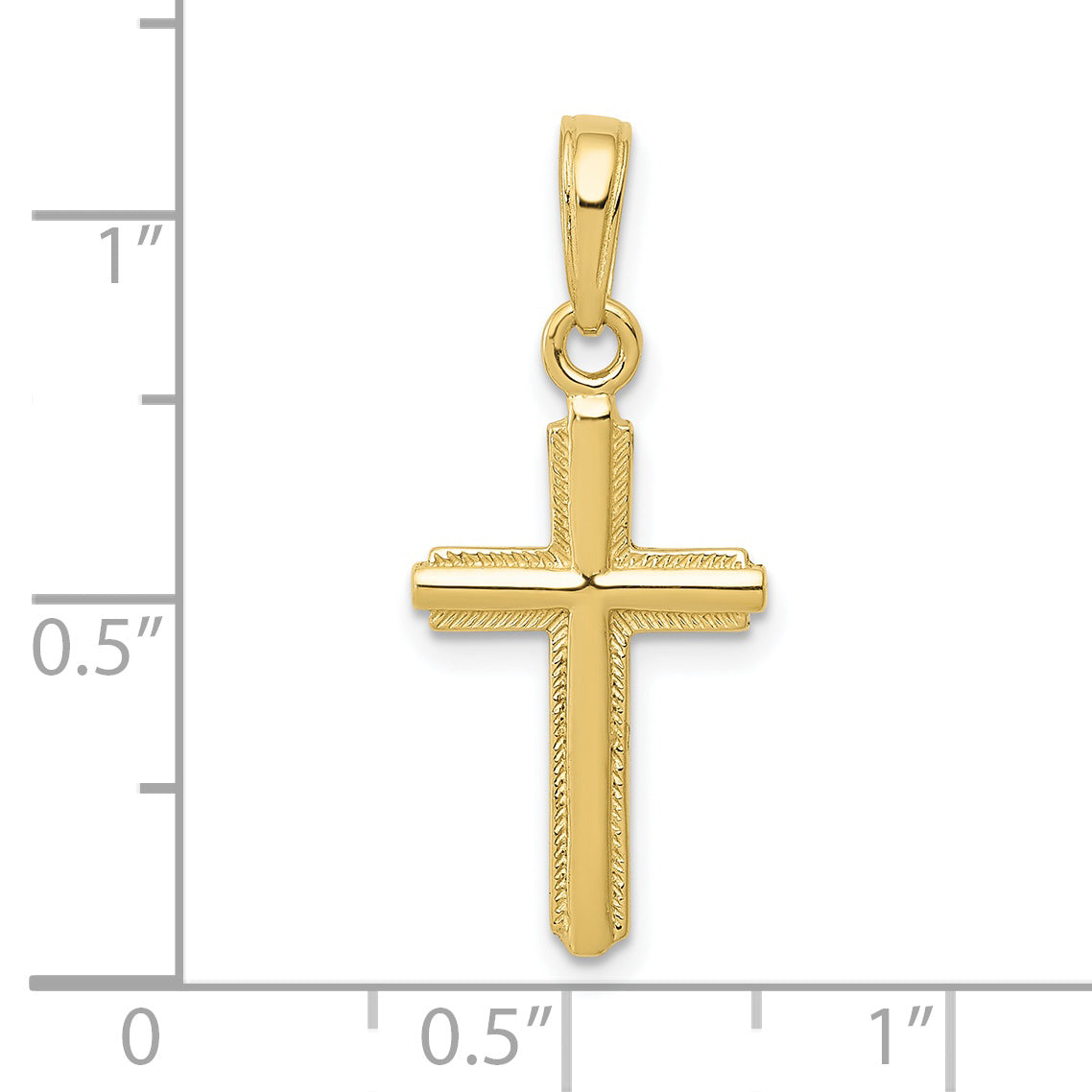 10k Cross Pendant