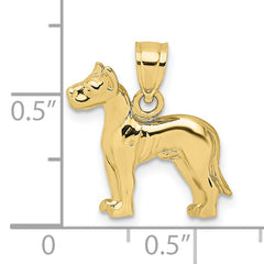 10K 2-D Great Dane Dog Charm