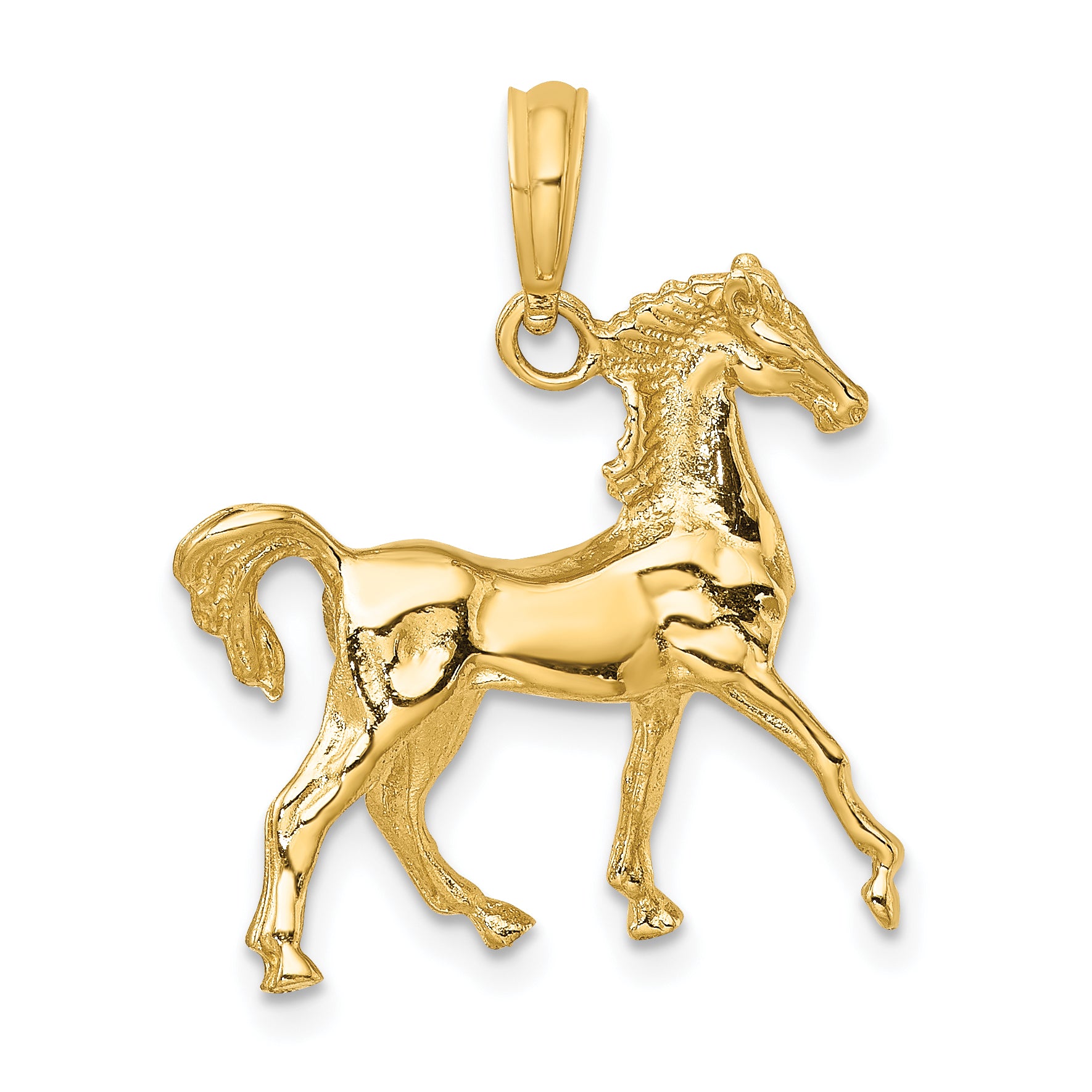 10K 3-D Horse Charm