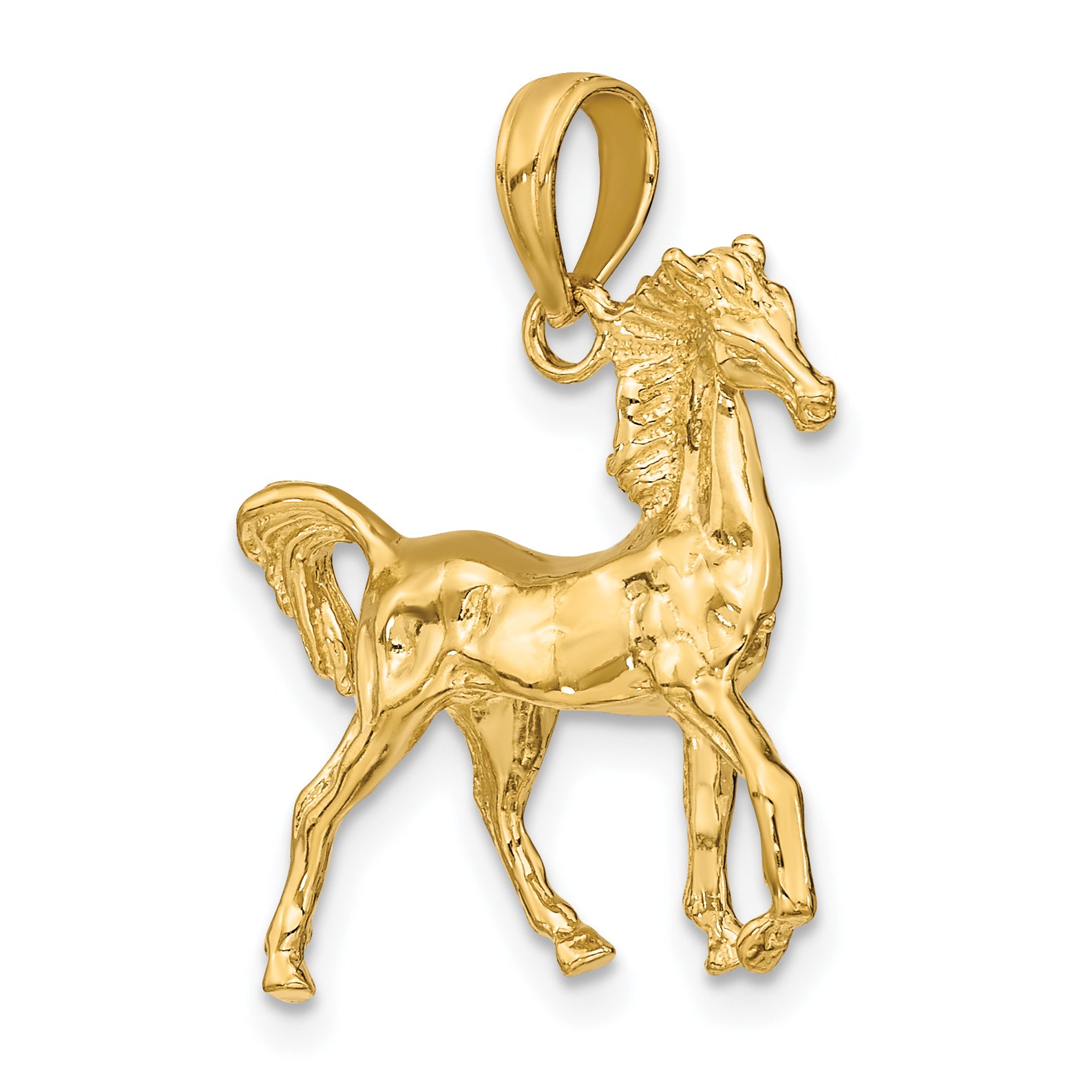 10K 3-D Horse Charm