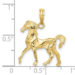 10K 3-D Horse Charm