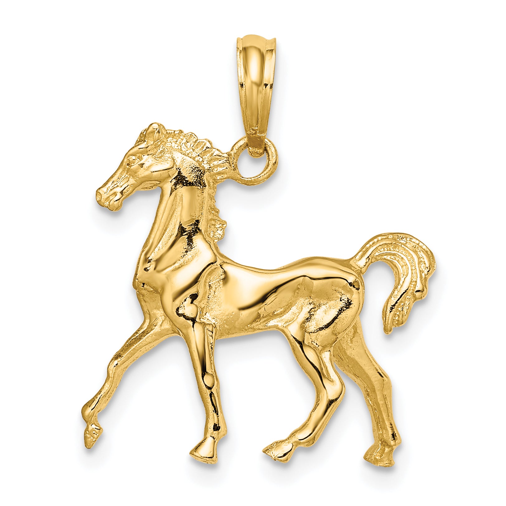 10K 3-D Horse Charm