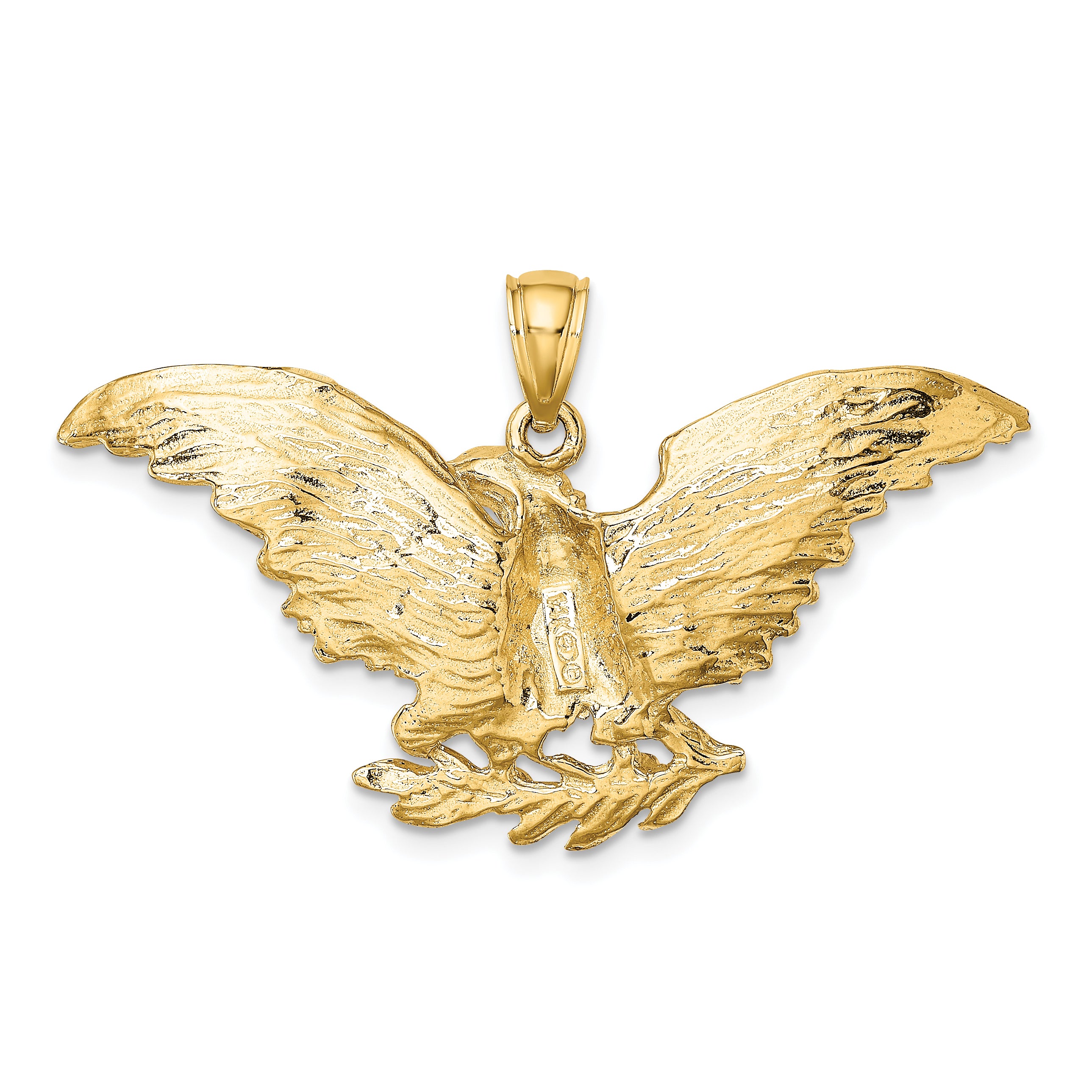 10K Eagle w/ Wings Spread Charm