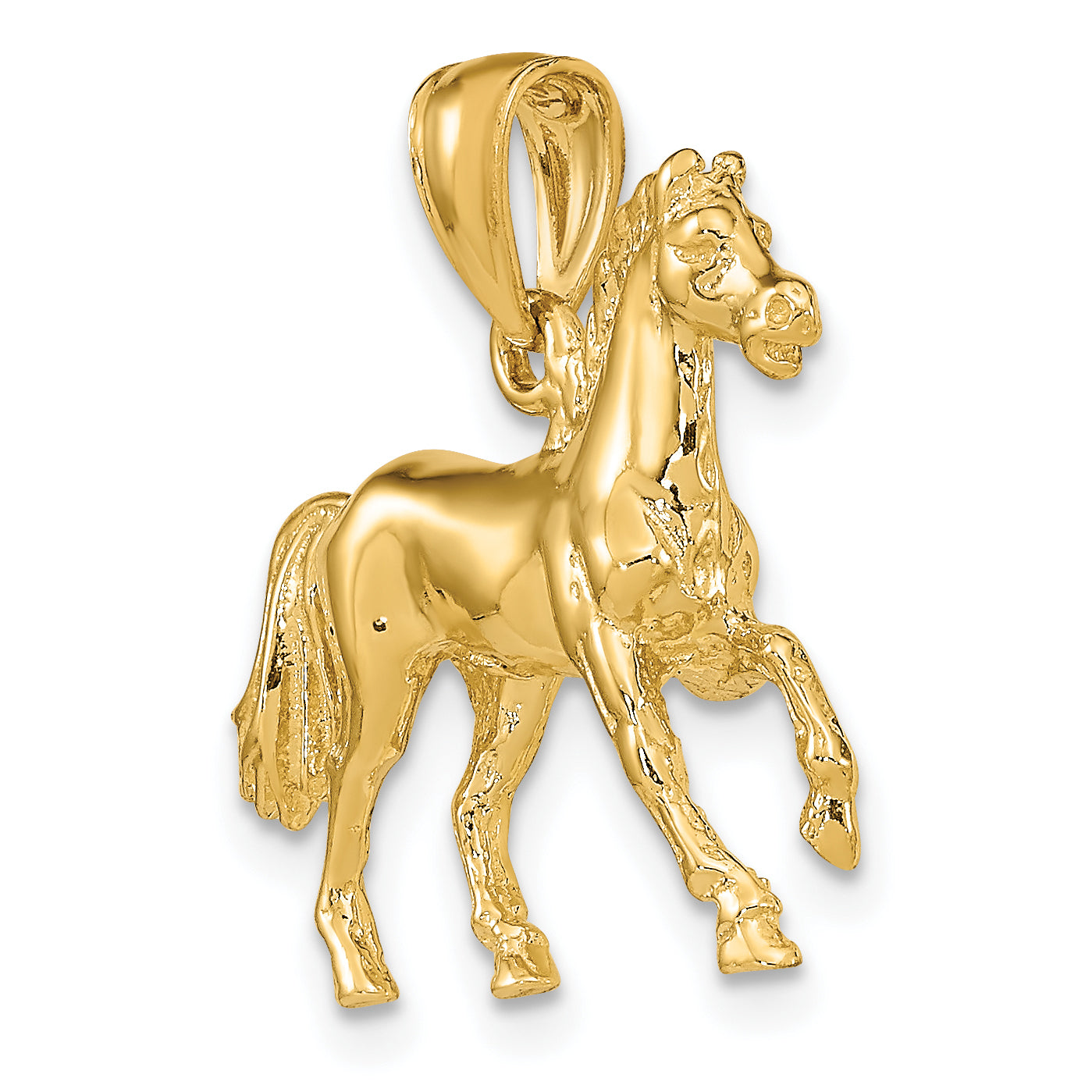 10K 3-D Horse Charm