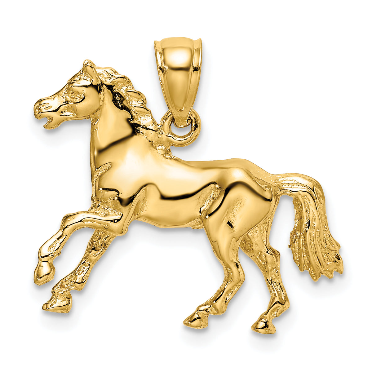 10K 3-D Horse Charm