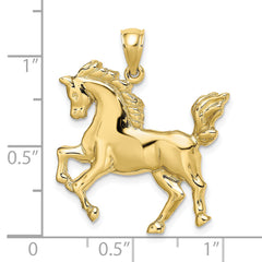 10K 2-D Horse Charm