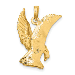 10K Eagle Landing w/Wings Up Charm