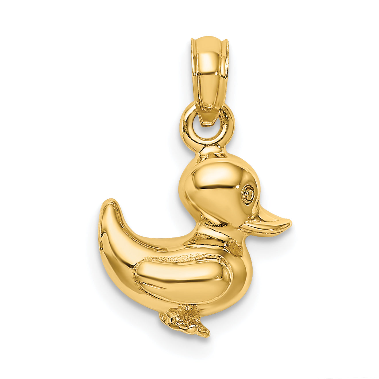 10K 3-D Duckling Charm