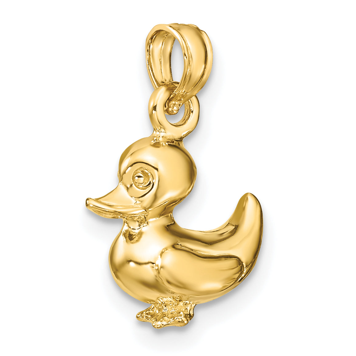 10K 3-D Duckling Charm