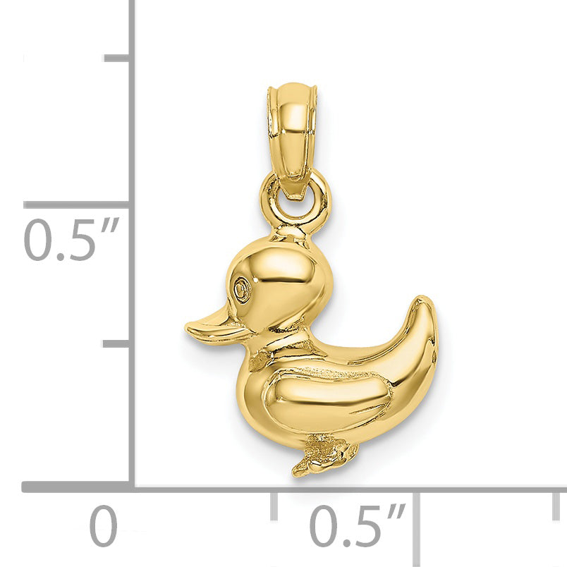 10K 3-D Duckling Charm