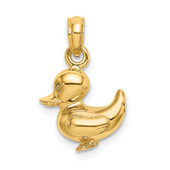 10K 3-D Duckling Charm