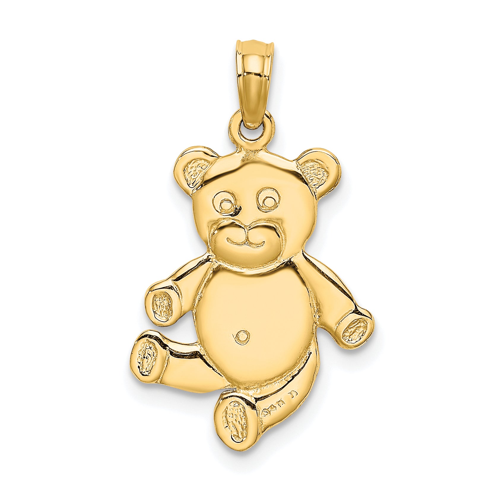 10k Reversible Teddy Bear Charm