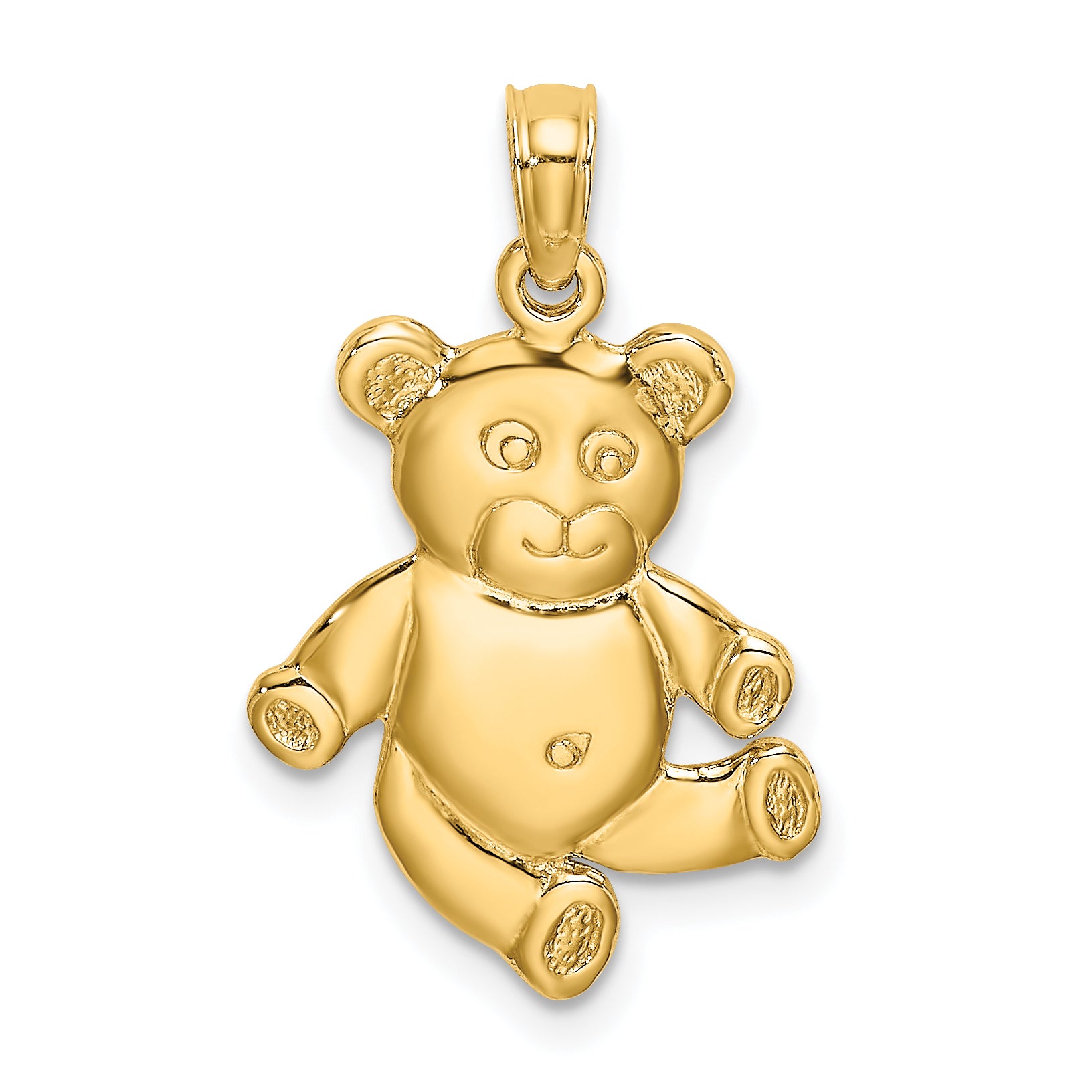 10k Reversible Teddy Bear Charm