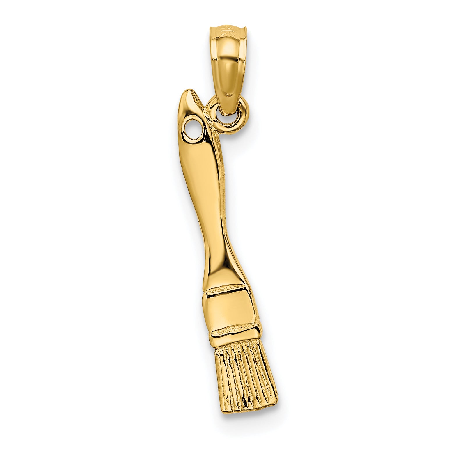 10K 3-D Paint Brush Charm