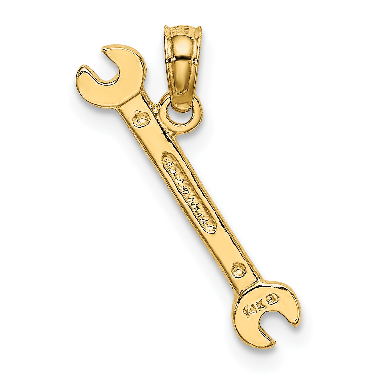 10K 3-D Double Open-Ended Wrench Charm