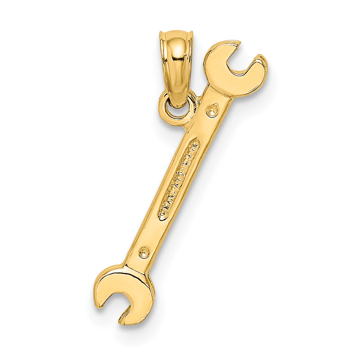 10K 3-D Double Open-Ended Wrench Charm