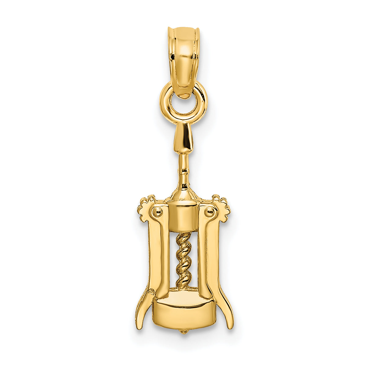 10K Wine Opener Charm