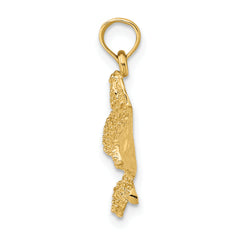 10K Textured Spotted Eagle Ray Charm