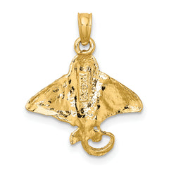 10K Textured Spotted Eagle Ray Charm