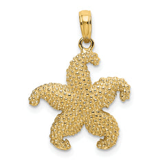 10K 2-D Puffed Starfish Charm