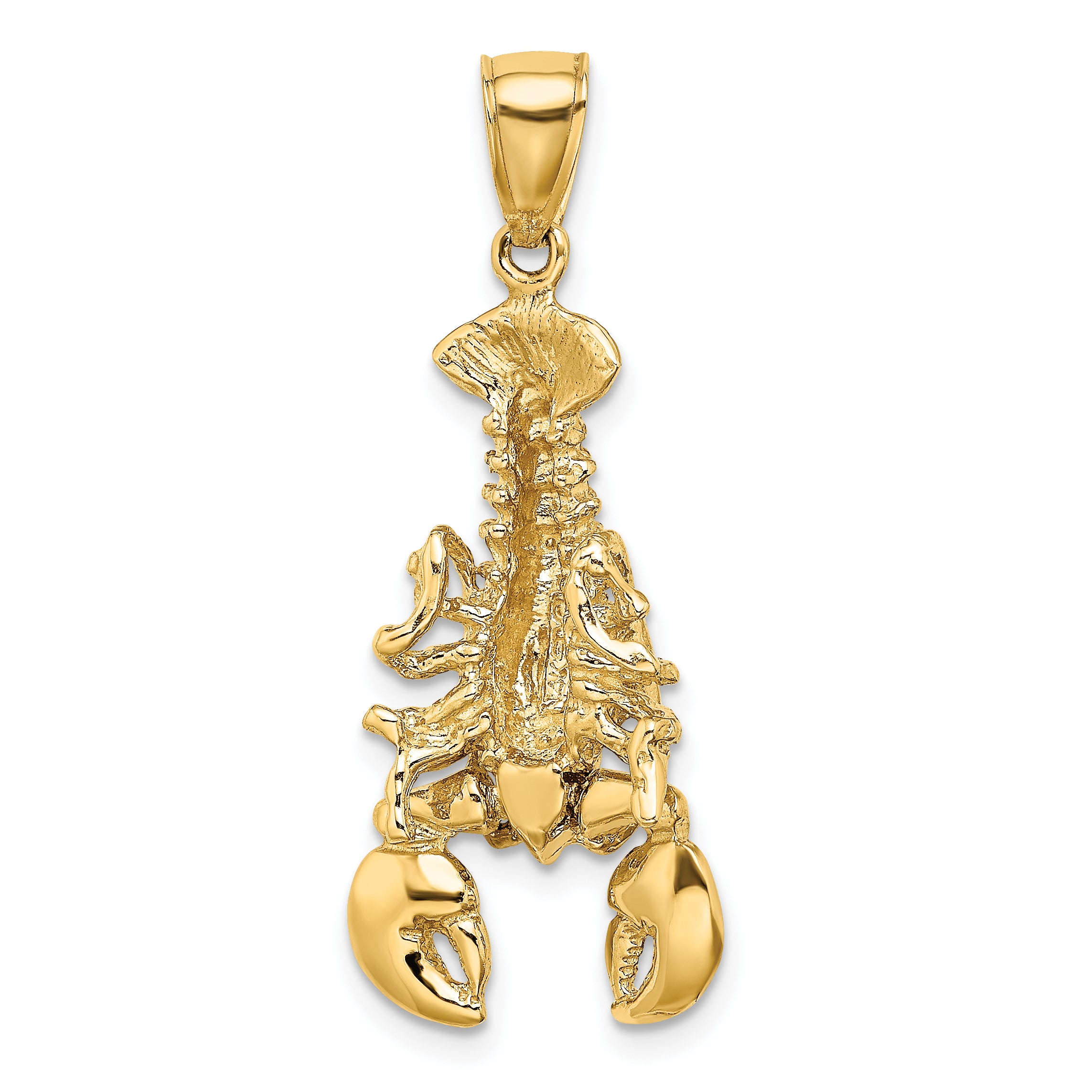 10K 2-D Moveable Lobster Charm