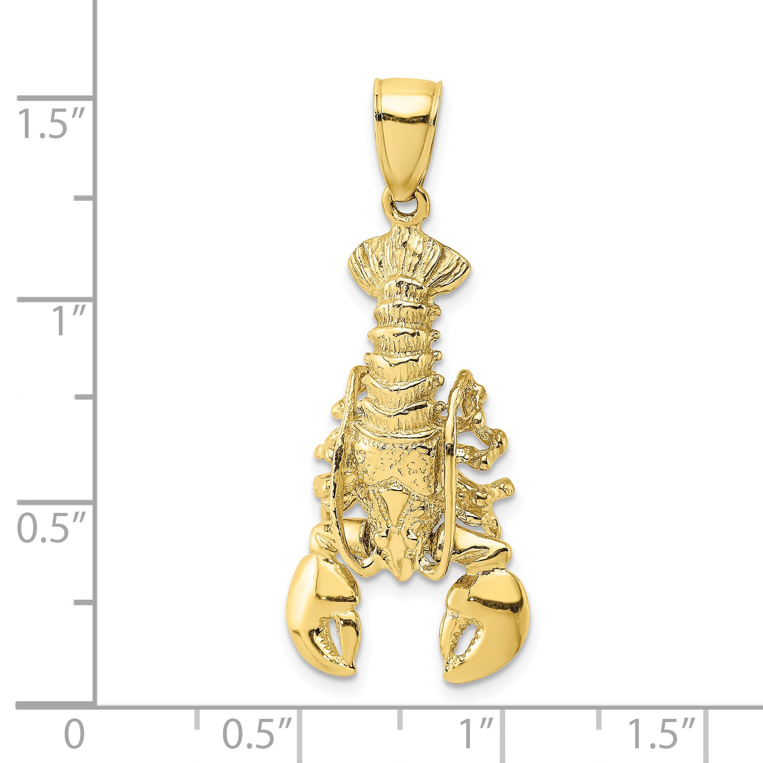 10K 2-D Moveable Lobster Charm