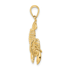 10K Moveable Lobster Charm