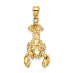 10K Moveable Lobster Charm