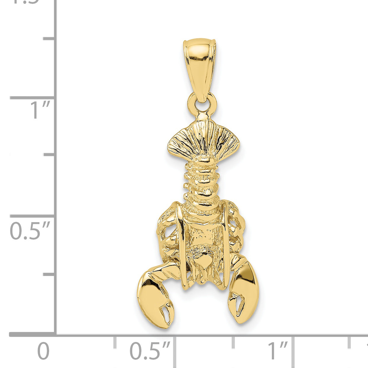 10K Moveable Lobster Charm