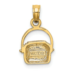 10K 2-D Nantucket Basket Charm