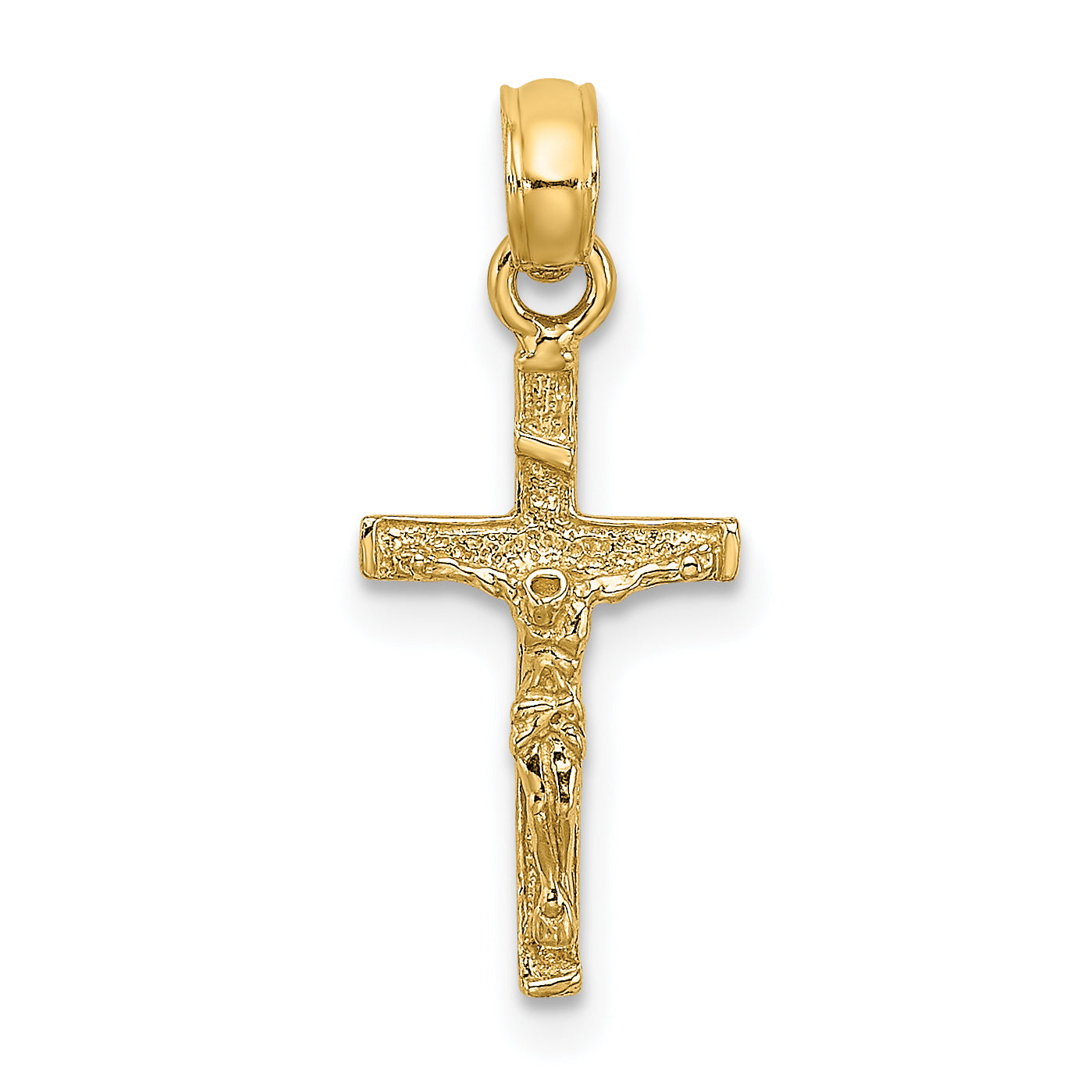 10K Mini Crucifix Charm