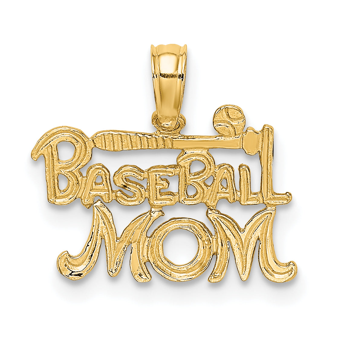 10K BASEBALL MOM Charm