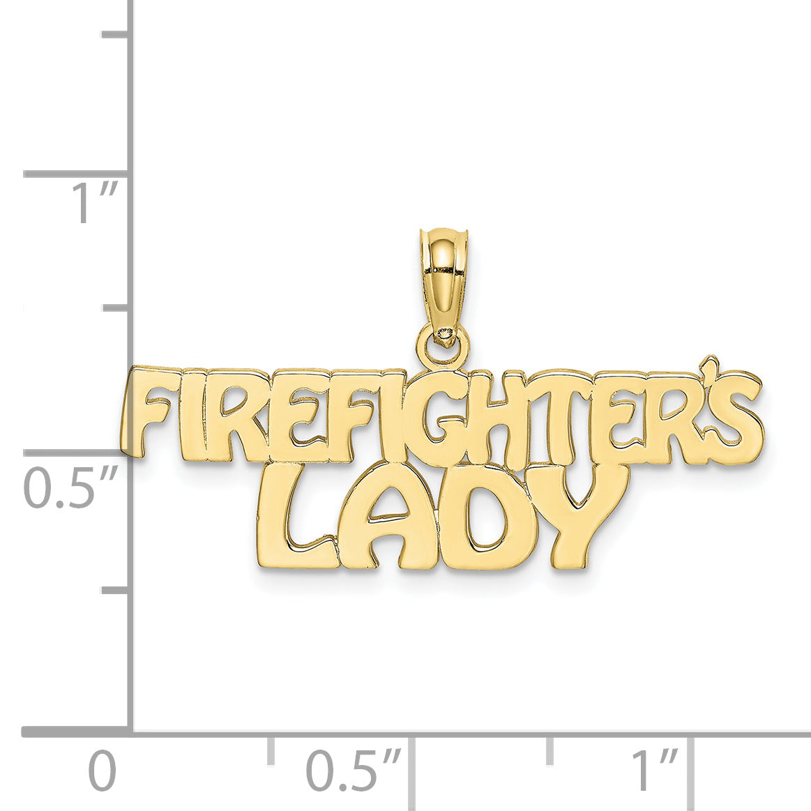 10k FIREFIGHTER'S LADY Charm