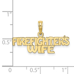 10k FIREFIGHTER'S WIFE Charm