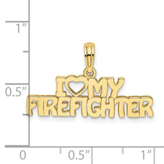 10k I LOVE MY FIREFIGHTER Charm