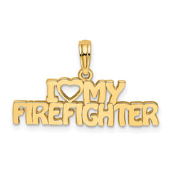 10k I LOVE MY FIREFIGHTER Charm