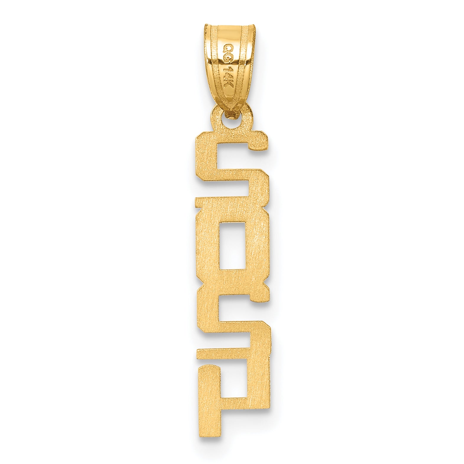 10k Polished 2024 Graduation Charm