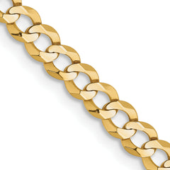 10K 3.7mm Lightweight Flat Cuban Chain