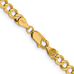 10K 4.7mm Lightweight Flat Cuban Chain