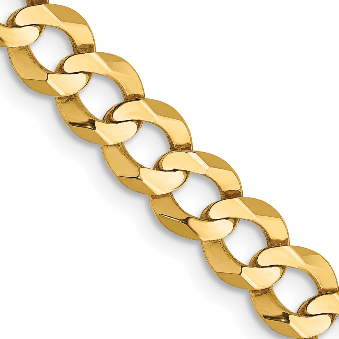 10K 5.9mm Lightweight Flat Cuban Chain