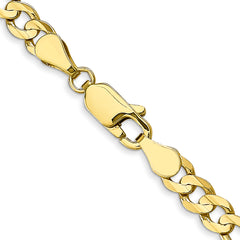 10k 4.5mm Concave Open Figaro Chain