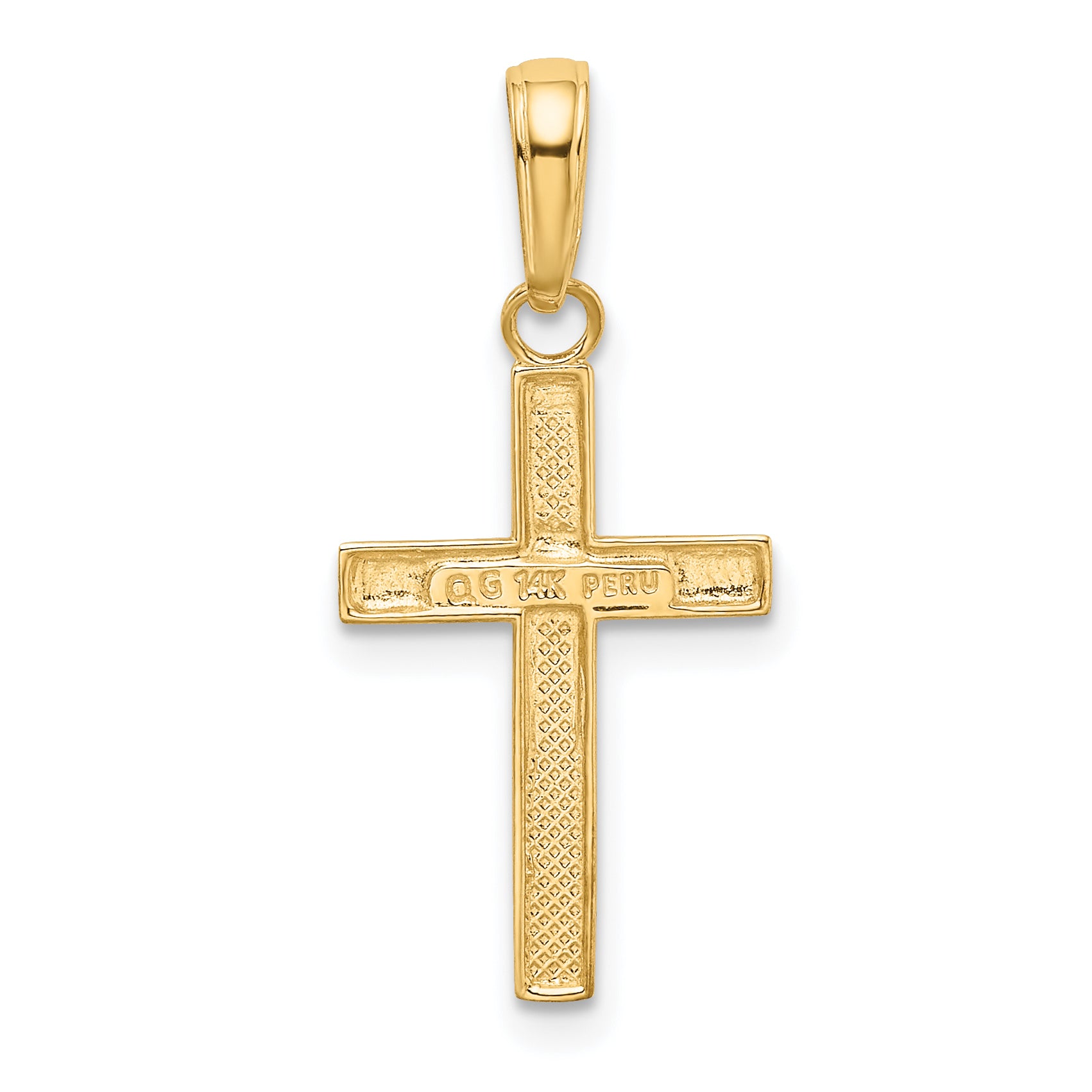 10K Small Cross Pendant