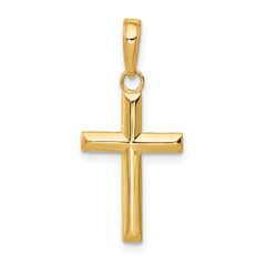 10K Small Cross Pendant