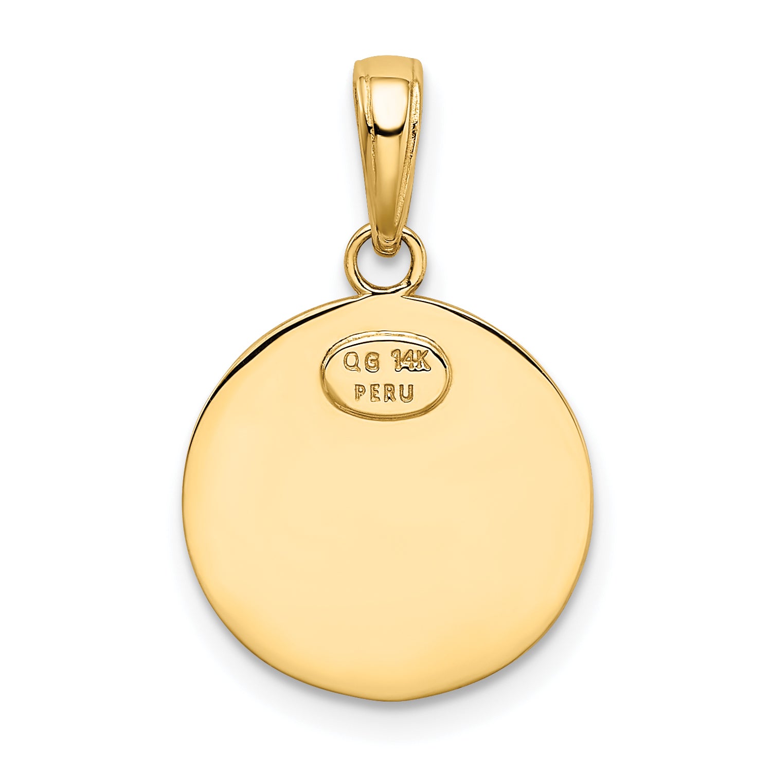 10k Saint Christopher Medal Charm